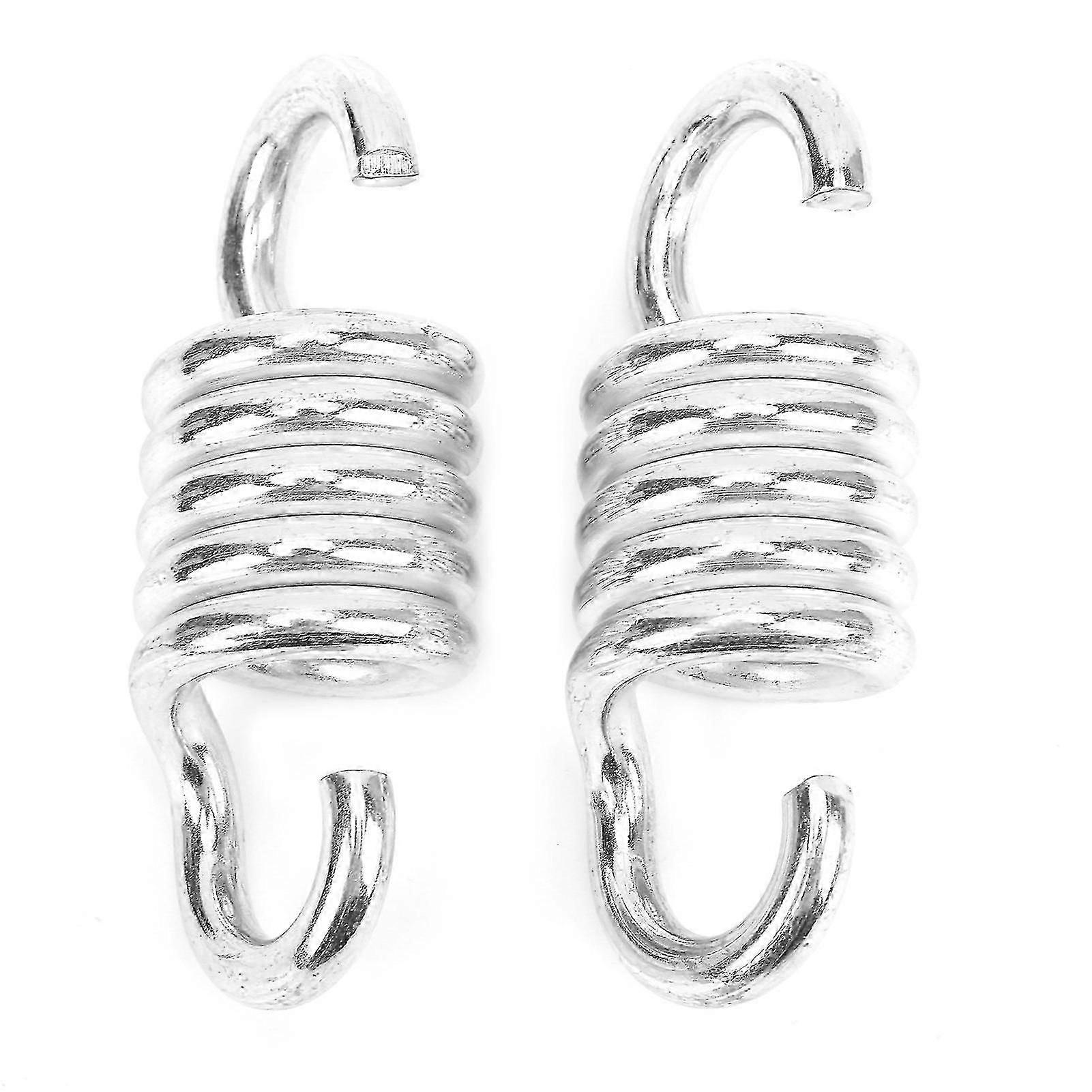 2Pcs 8mm Hang Swing Spring for Heavy Duty Hammock Chair with Dual Swivel Hooks -