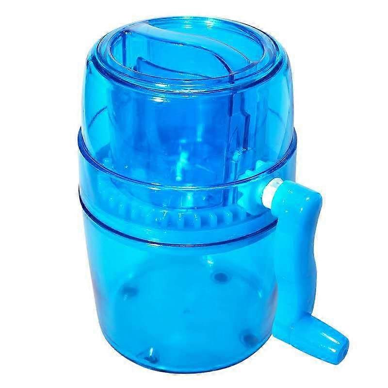 Manual Crank Ice Crusher,Snow Cone Machine Household Mini Portable Ice Razor with Stainless Steel BladeManual Ice Crusher for Snow Cone,Slush,Shaved I