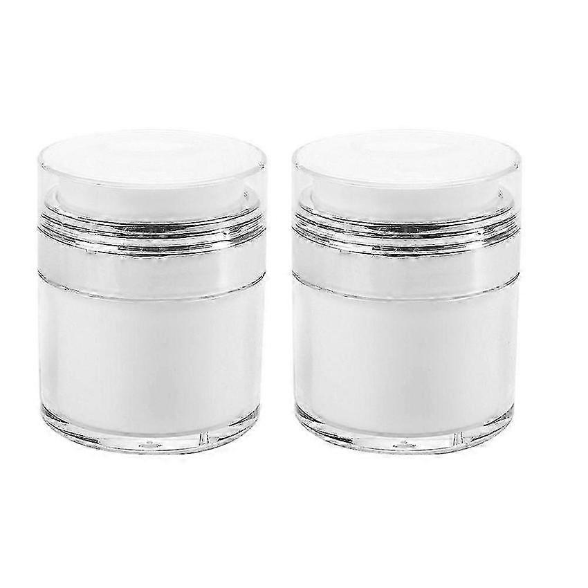 Drop-resistant Sample Jars 2Pcs Double-layer Cream Pots 100ml