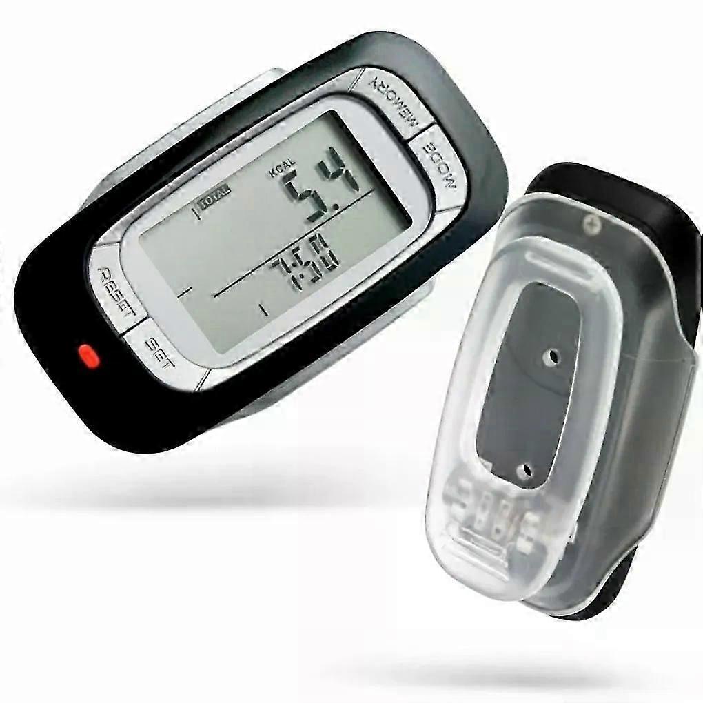Multifunctional Pedometer Walking Silent Induction 3D Accurate Step Counter For Fitness Walking Distance Miles/Km Calorie