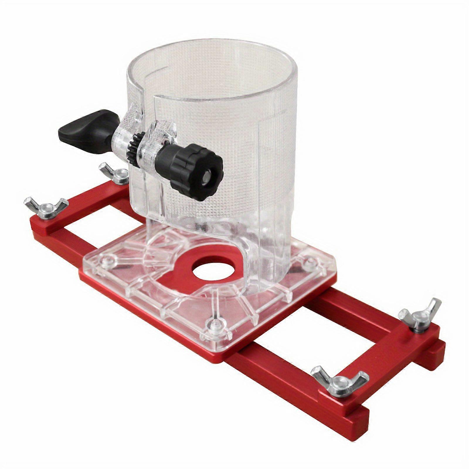 Mini Grooving Machine Rack 2 In 1 Portable Woodworking Mold Trimmer Milling Machine Cutter Connection Positioning Rack Multicolor