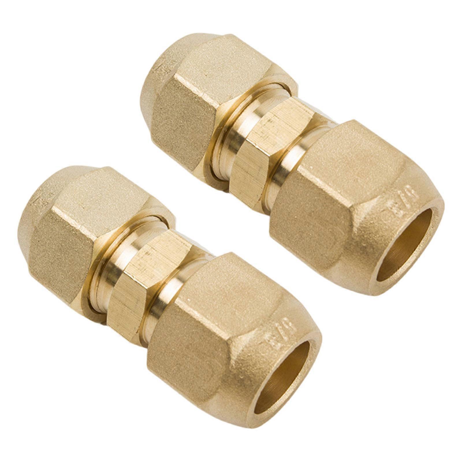 Strong AC Refrigerants Line Fitting with Reinforced Brass Body Secure Leak Free Connection for Air Conditioning Use Multicolor