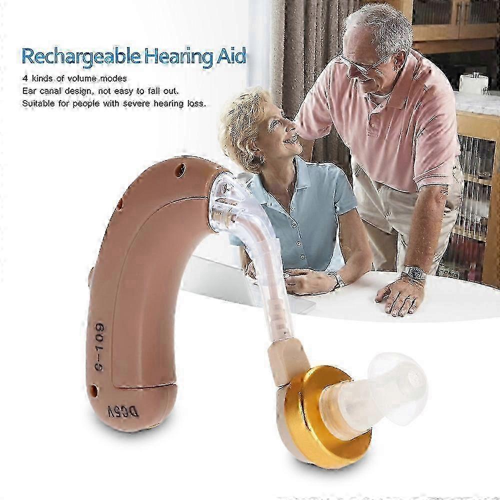 Axon C-109 Mini Rechargeable BTE Hearing Aid with Volume Control - EU Plug