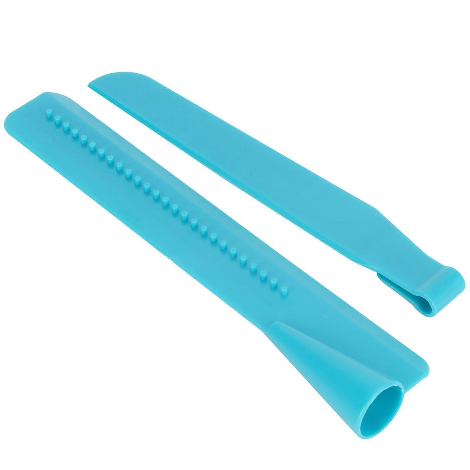 Cake Smoother Ruler Height Adjustable Cream Butter Scraper Cake Decorating Tool Blue