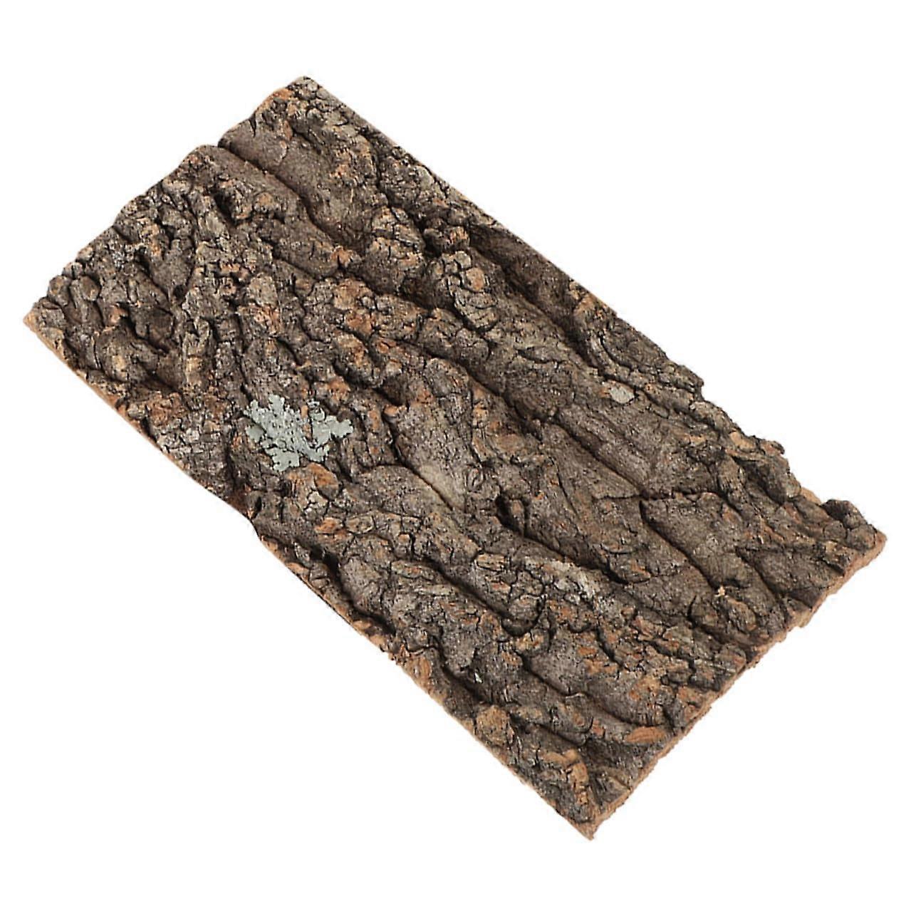 Natural Cork Bark Terrarium Background For Reptile Tank Decor Safe Lifelike Habitat Easy To Use Bark For Enclosures