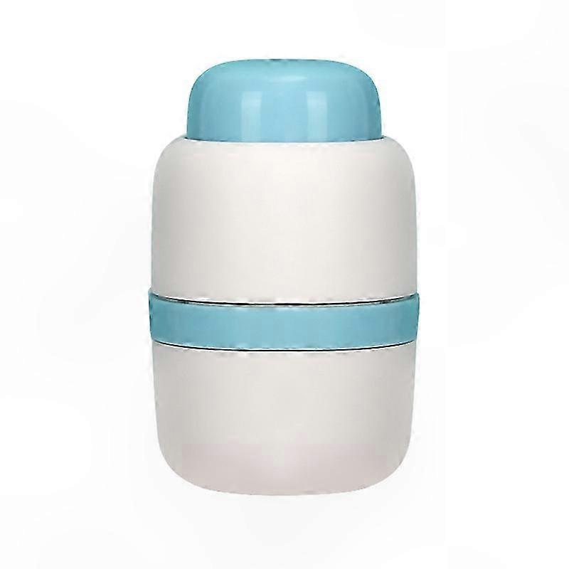 Pill Splitter with Storage Case for Dividing Tablets into Halves and Quarters