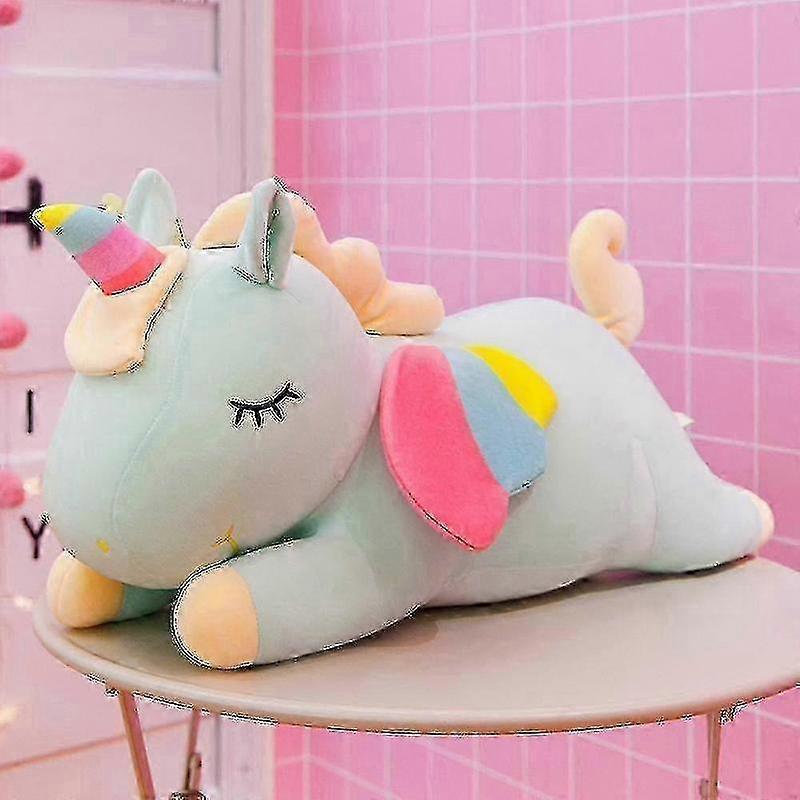 Soft Fur Unicorn Pillow Plush Doll Sofa Toy