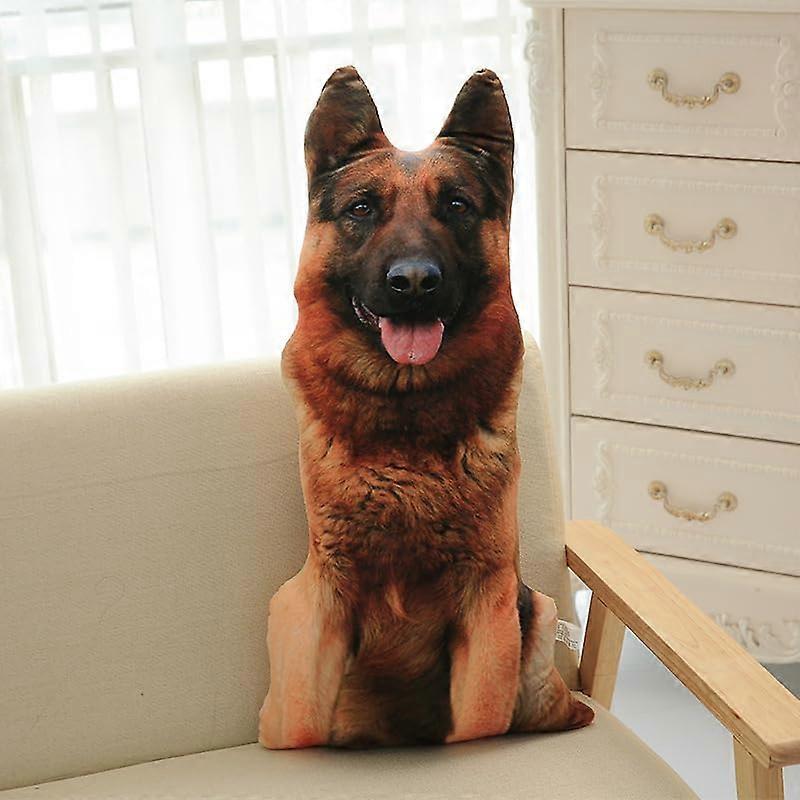 Pillow 3D Simulation Dog Shape 70cm Sofa Cushion Car Garden Chair Plush