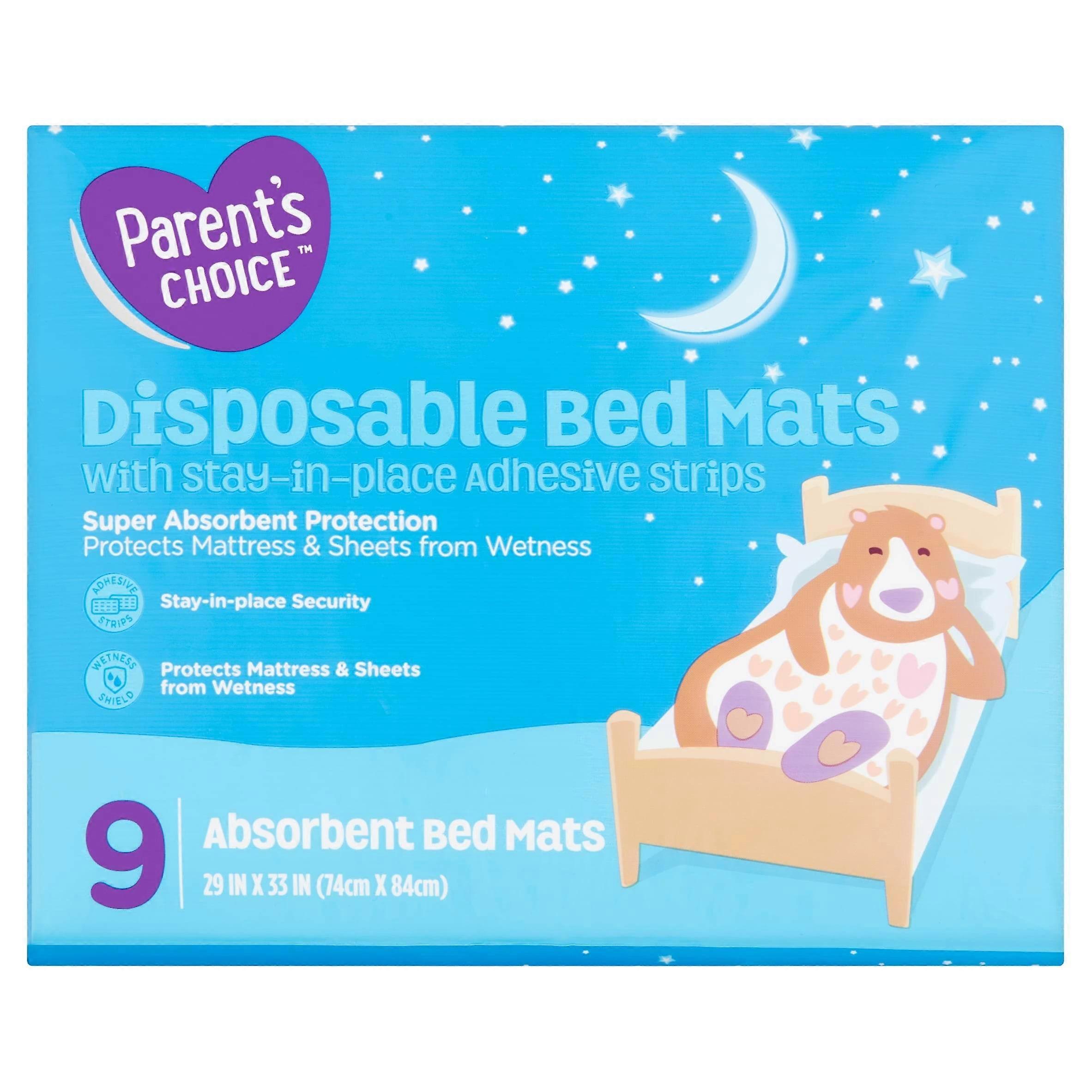Parent's Choice Disposable Bed Mats, 9 Ea