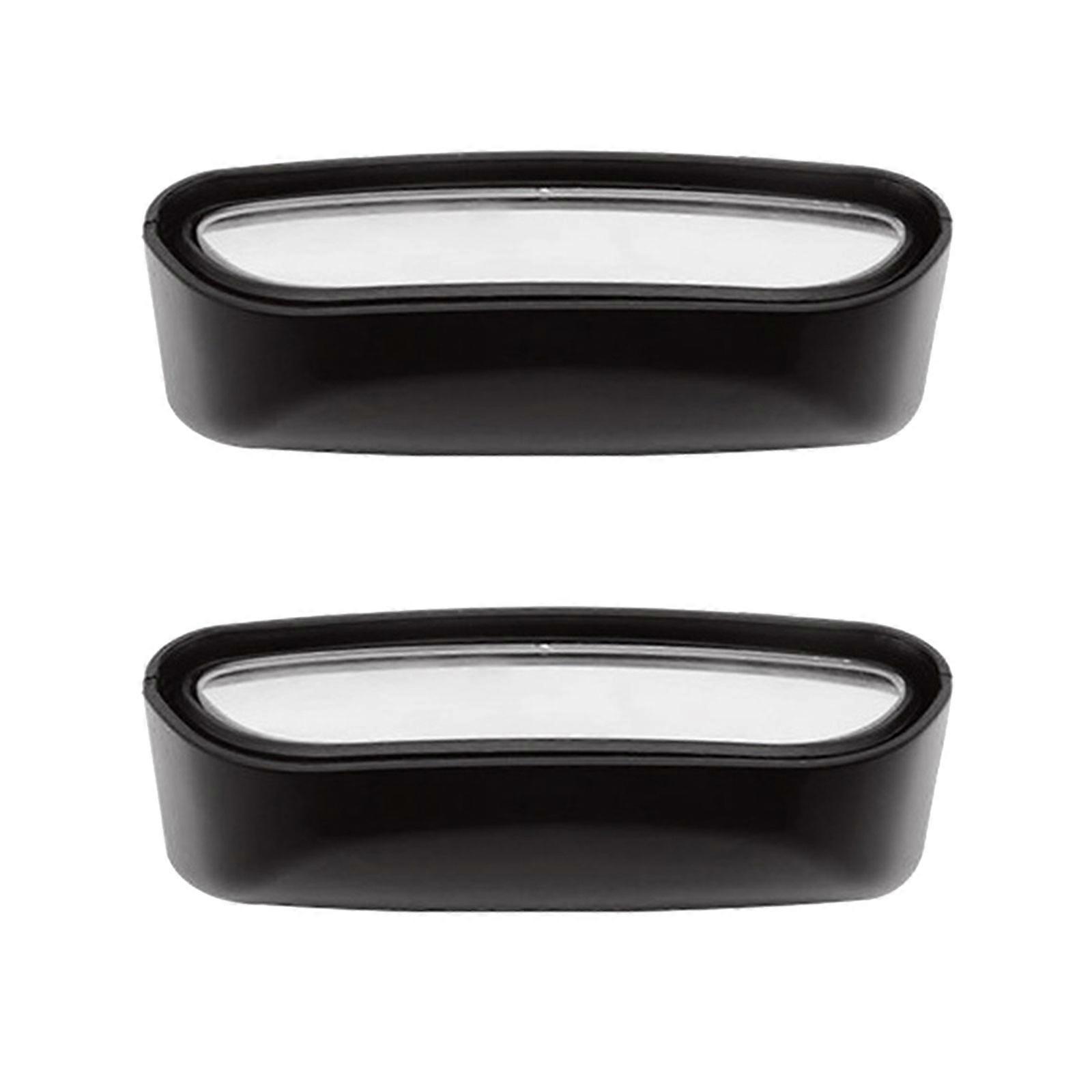 Driver Support Mirror With Broad View Lens Blind Area Detection Weather Resistant Plastic Build Adjustable Viewing Angles Multicolor