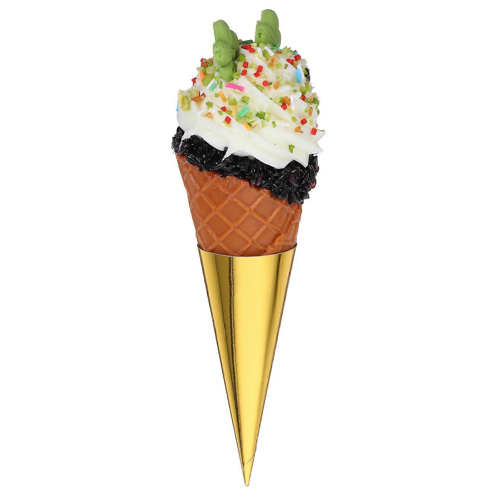 Ice Cream Model Cone for Decoration Artificial Ice Cream Prop Display