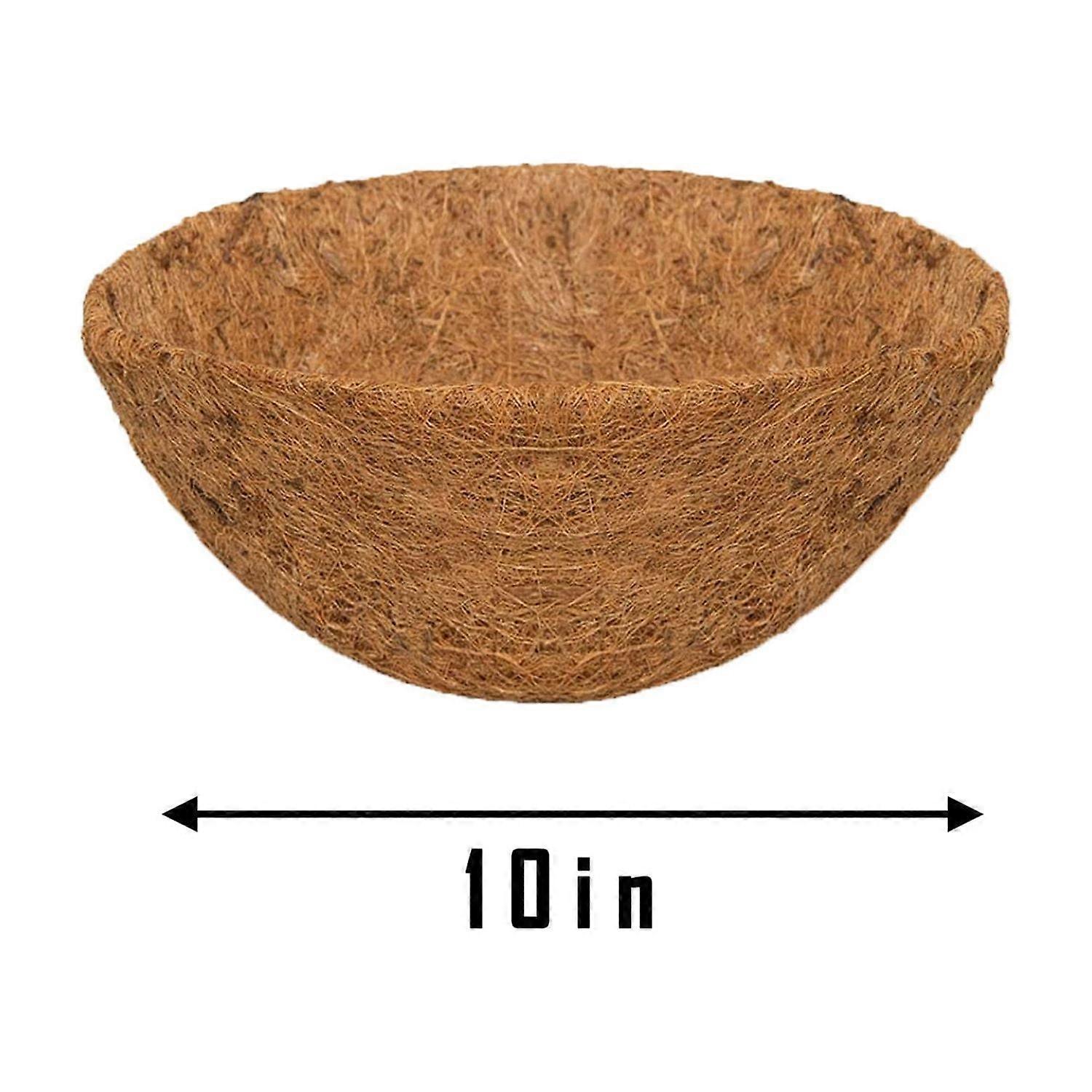Ganenn Hanging Basket Coconuts Fiber Planter Inserts Replacement Liner For Flower Pot
