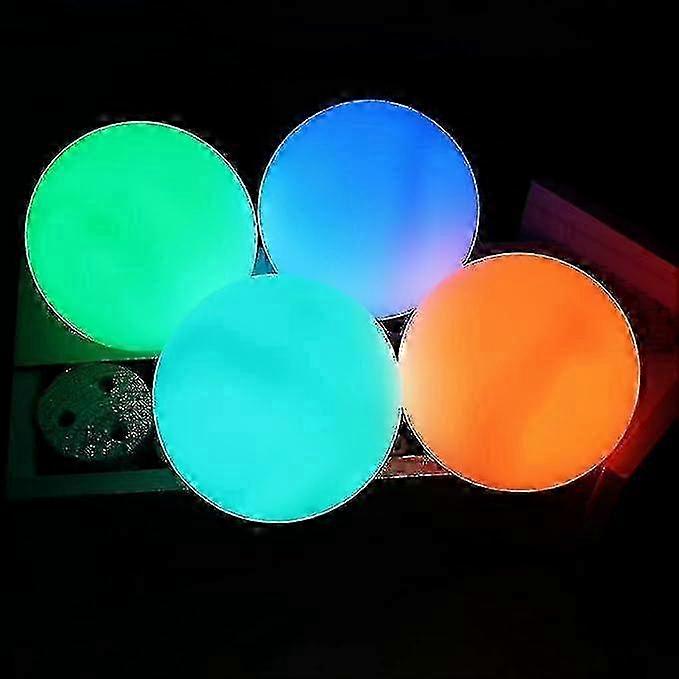 4 pcs Floating Pool Light, IP68 Waterproof LED Light Ball, LED Pool Light 16 RGB Colors Change with