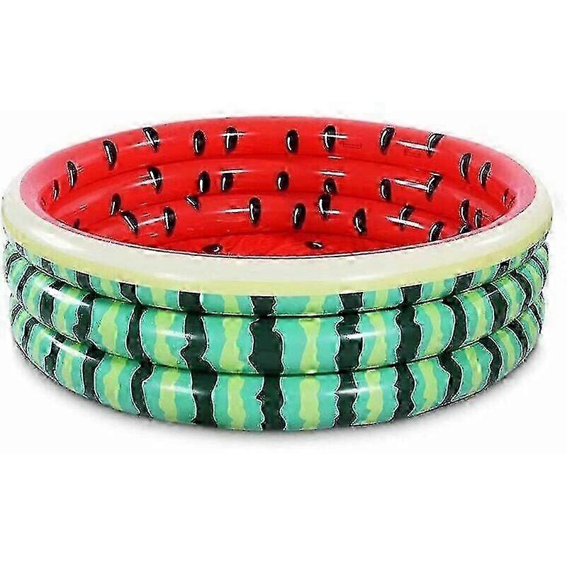 f 1PCS-Inflatable pool-Watermelon pool 115*27cm (color box)