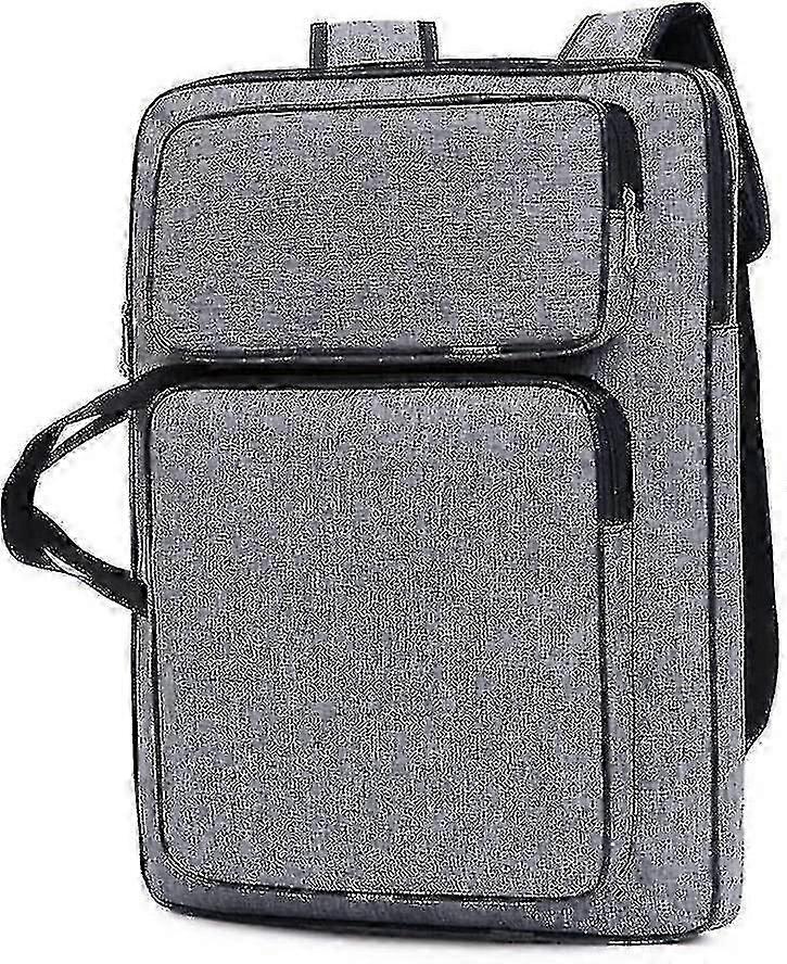 A3 Art Portfolio Case with Handle, Artist Carry Bag for Sketchbook Storage
