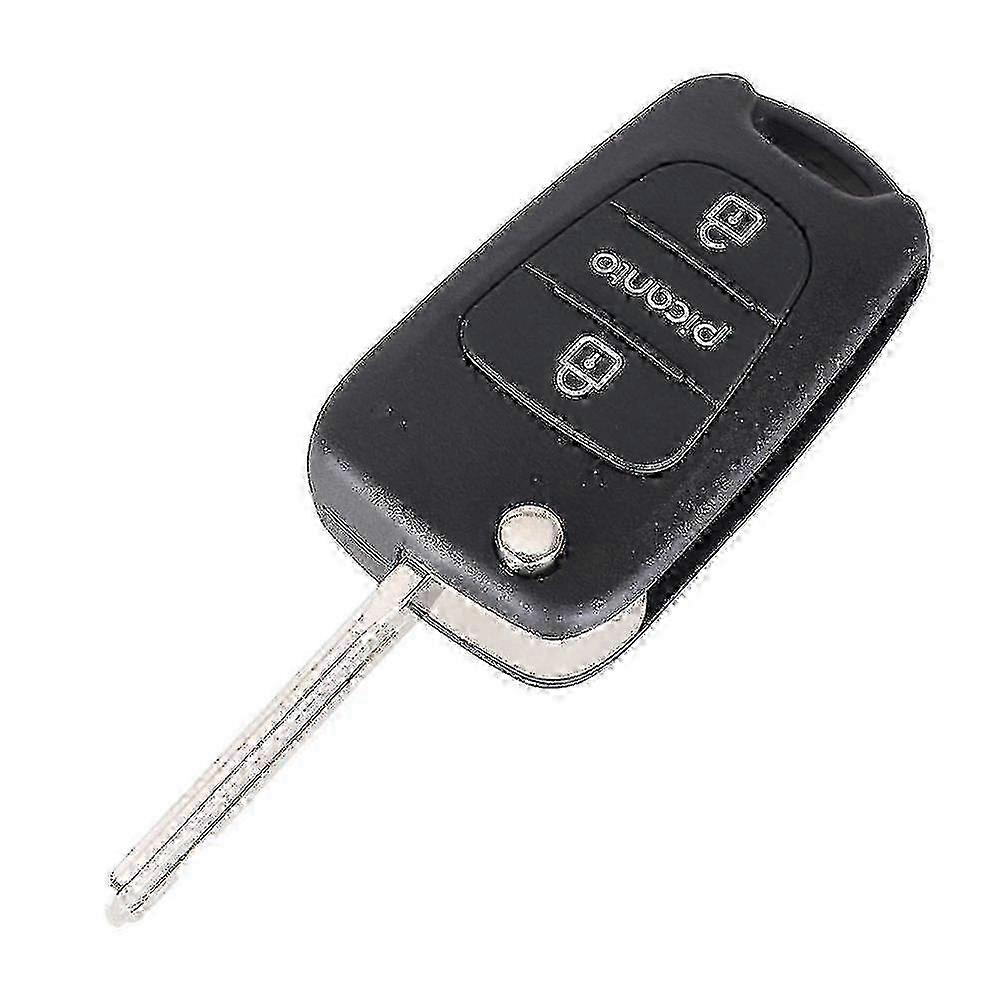 3 Buttons Car Flip Folding Remote Key Fob Cover Shell Case For Kia Picanto