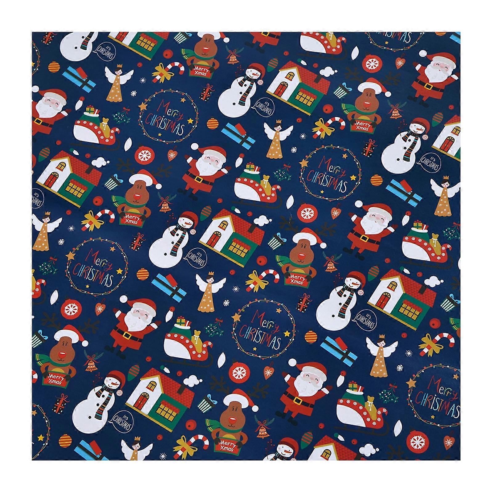 XIUH Christmas Wrapping Paper Roll - Rustic Woodland Scenes, Snowflake, Plaid, Reindeer - 19"x27" Assorted Print