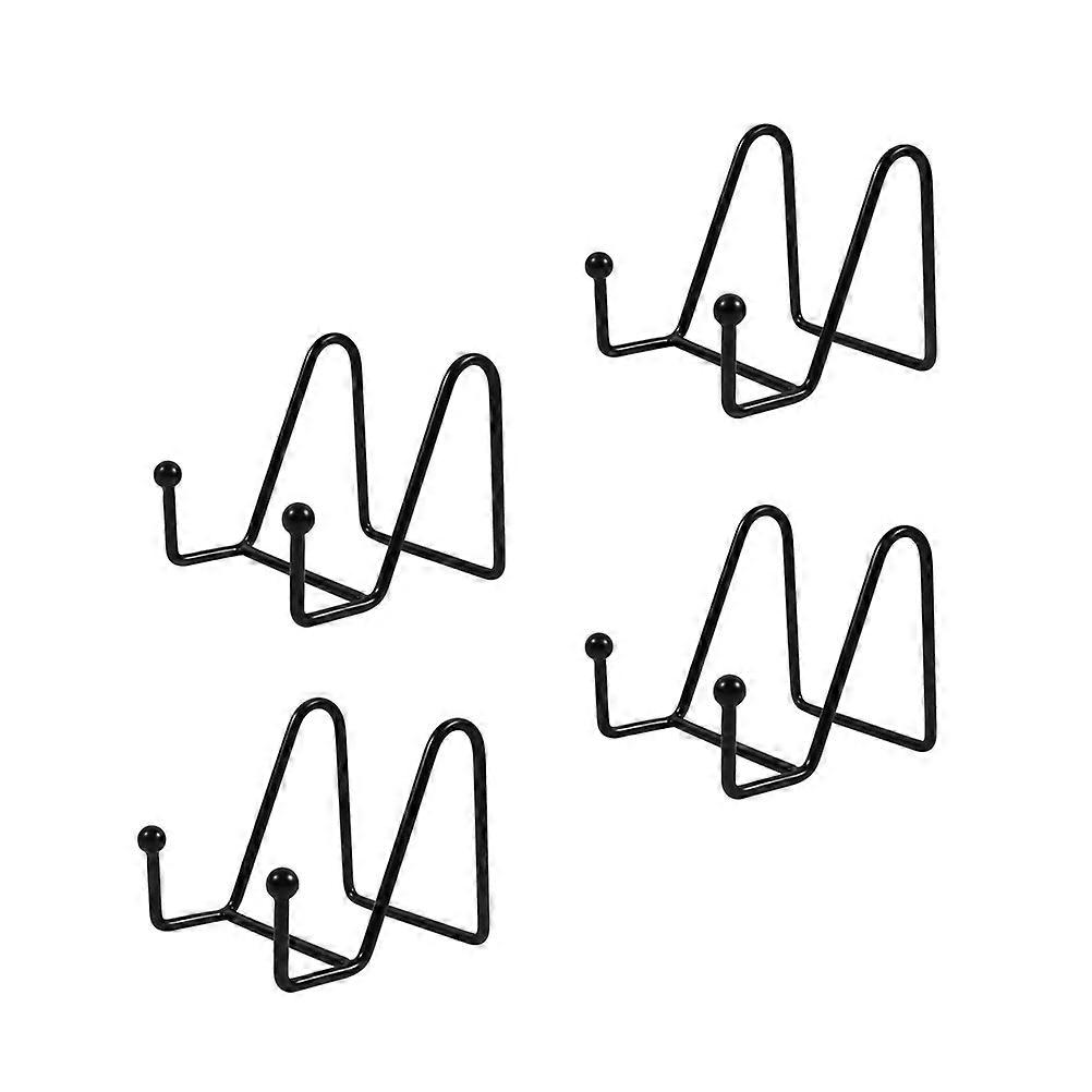 Iron Display Stands for Storage Use 12Pcs Metal Plate and Book Display Racks