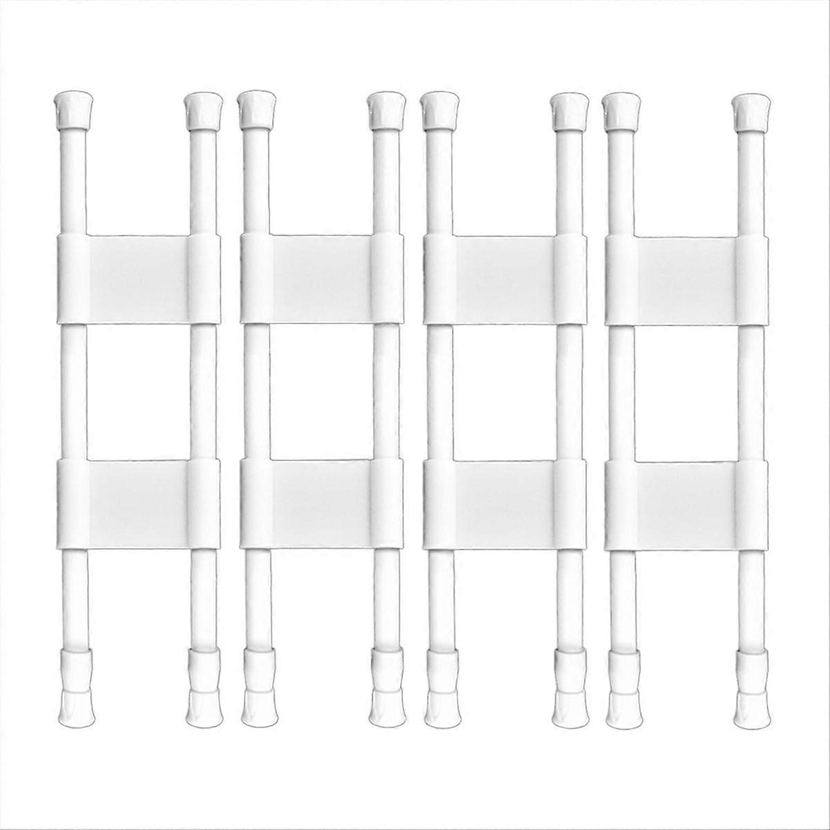 4 pcs Double RV Refrigerator Bars Adjustable Fridge Tension Rods