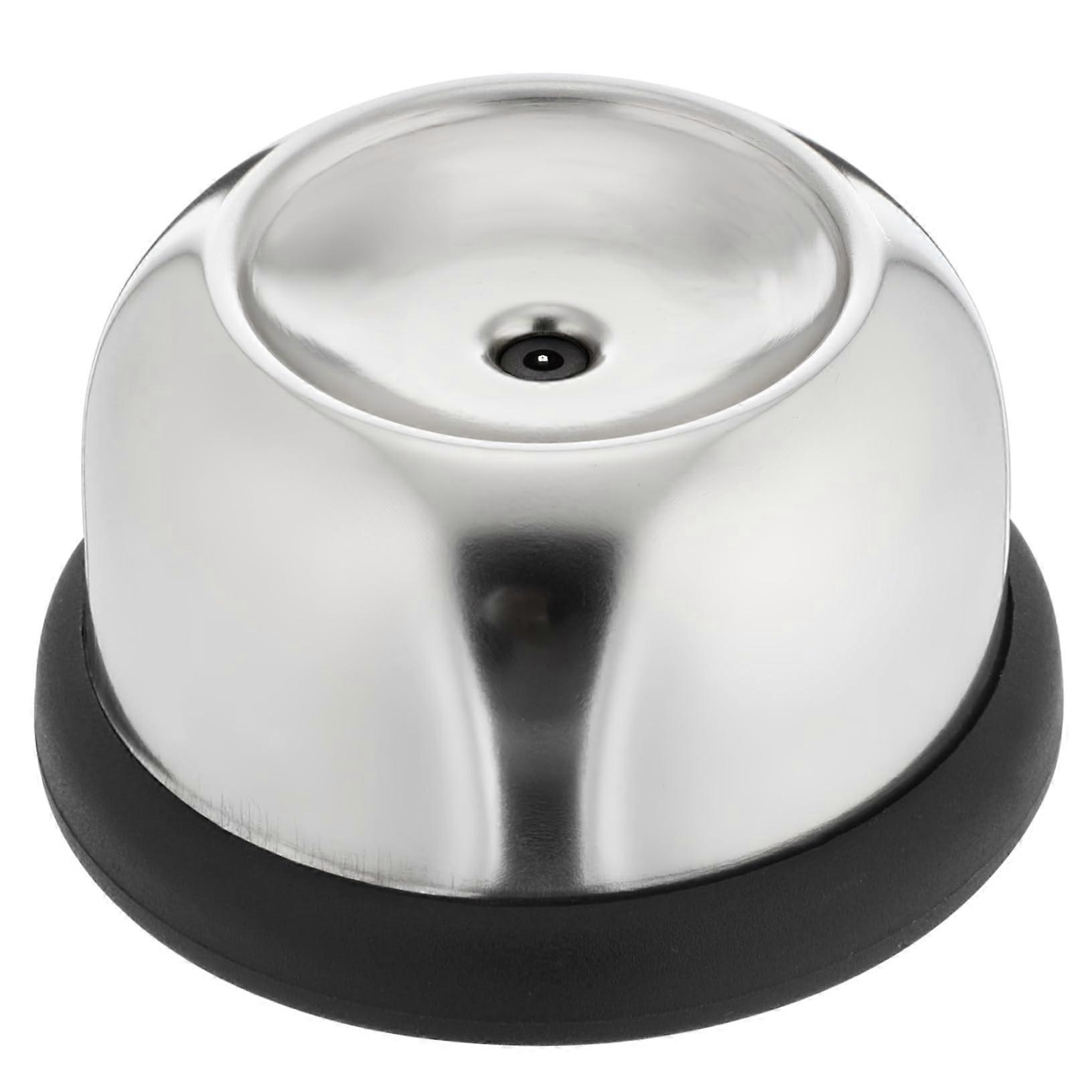 Stainless Steel Egg Piercer and Separator with Safe Hidden Needle and Non Slip Base for Boiled Eggs