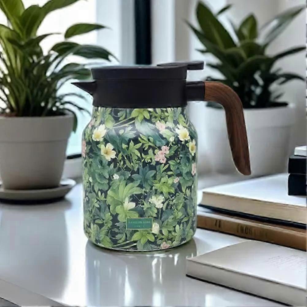 Insulated Teapot with Built-in Infuser Portable Travel Thermos-Flask for Home Travel