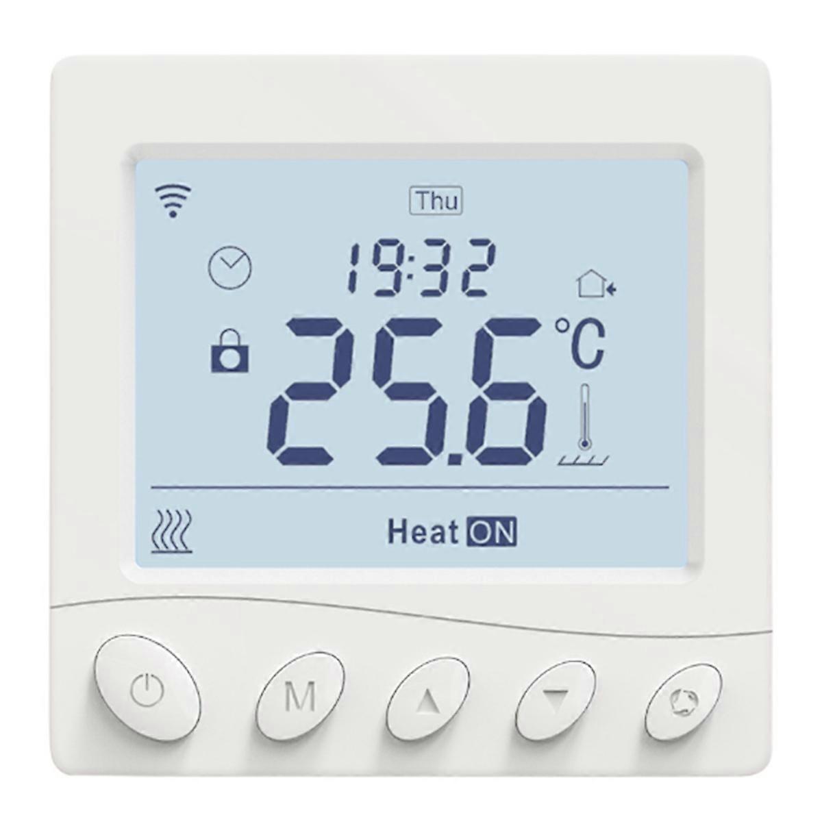 WiFi Thermostat Floor Heating Gas Boiler App Control Work 