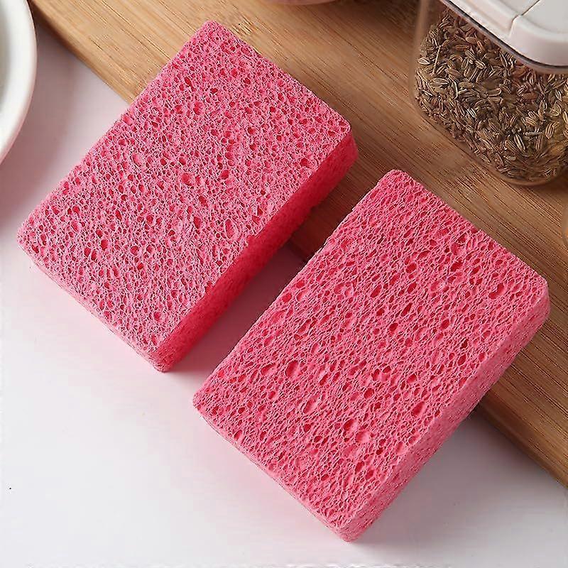 Wood Pulp Cotton Sponge rub Rectangular Compression Wood Pulp Sponge Absorbent
