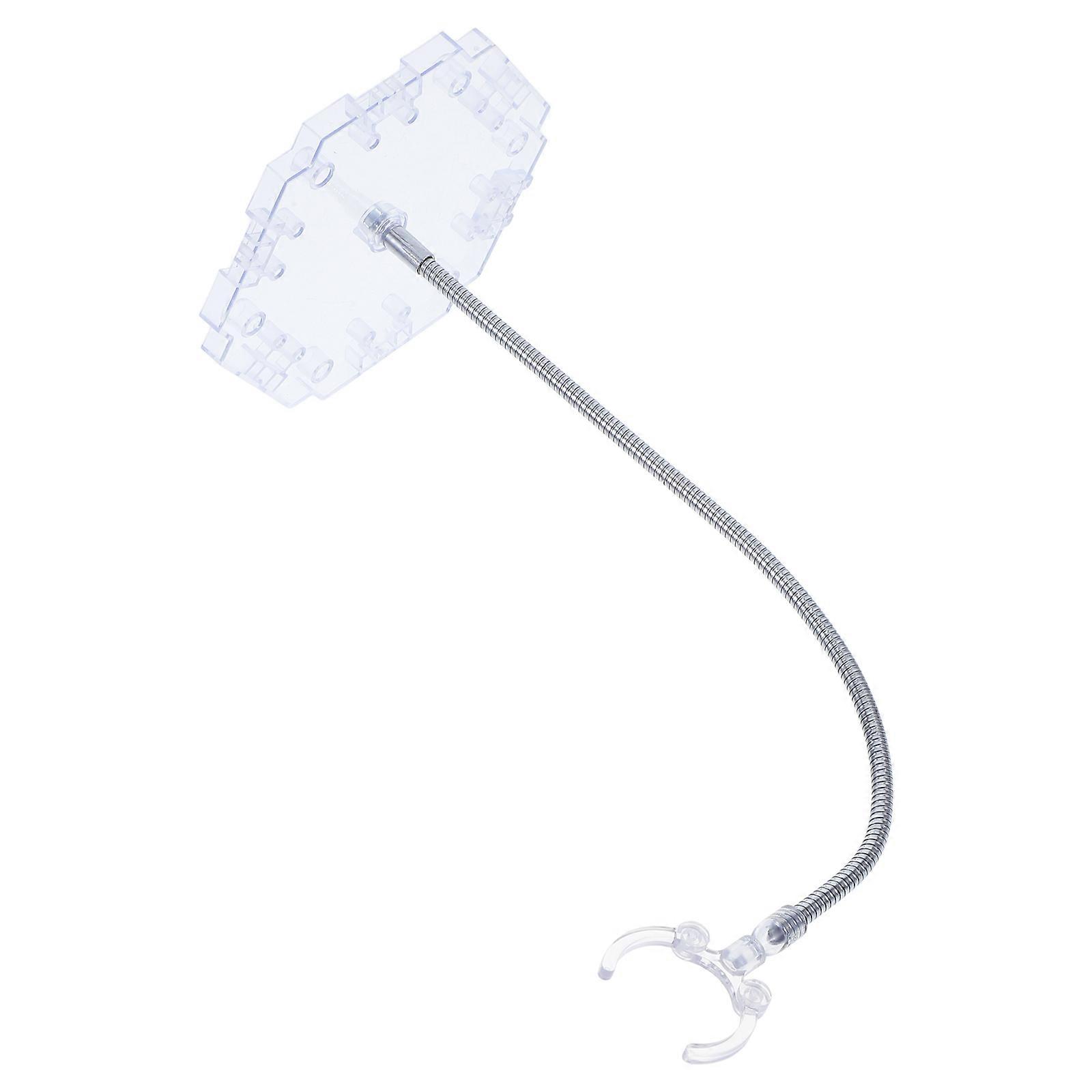 Transparent Doll Stand for Figure Display with Stable Bracket Support