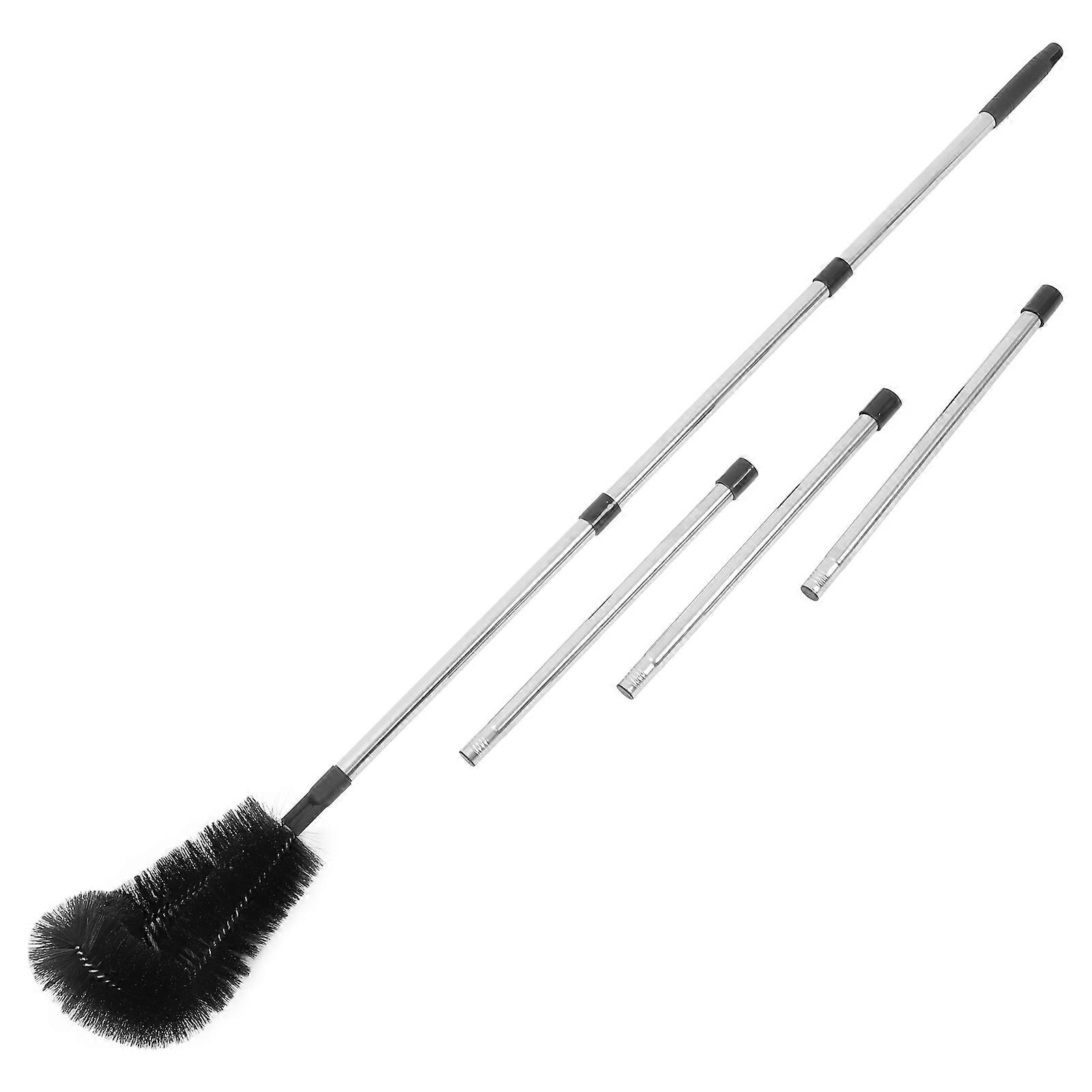 Gutter Cleaning Tool Telescoping Gutter Cleaning Brush Roof Gutters Stainless Steel Long Cleaning Tool Easy To Use 1 Set