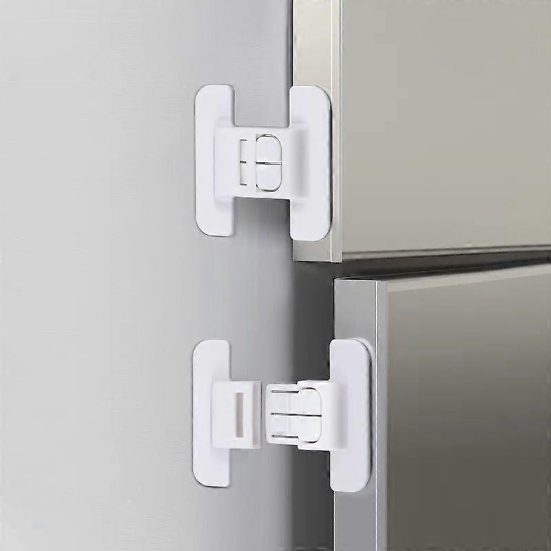 Serrure de r��frig��rateur pour enfants, 2 pi��ces, Protection de s��curit��, Anti-ouverture, distributeur d'eau, boucle de casier, meubles de ma
