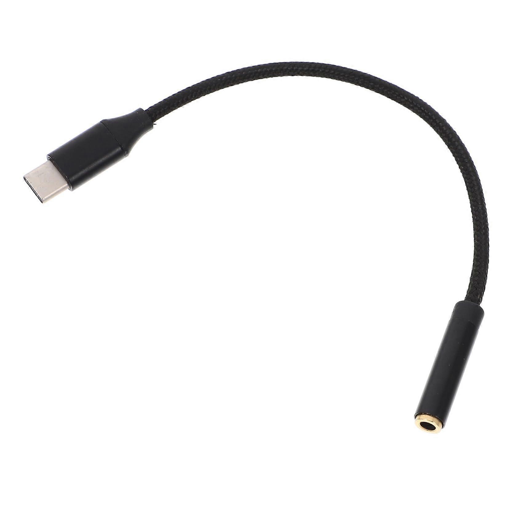 TypeC Adapter Cable TypeC To Audio Earphone Adapter 3.5mm USBC Phone Compatibility