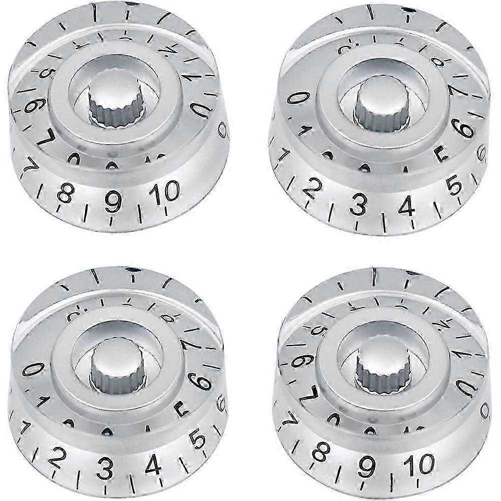 4-Piece Tone Control Knobs for LP Style Bass Guitar-JJ