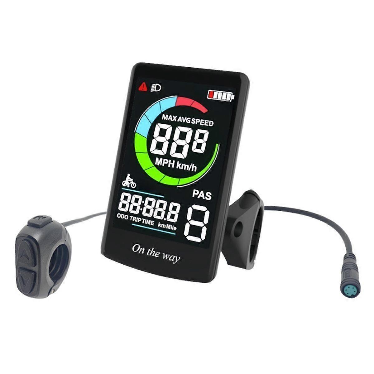 Electric Bicycle C13 Speedometer Color Screen for -UART Mid Motor UART Program for BBS0102B G340 G3