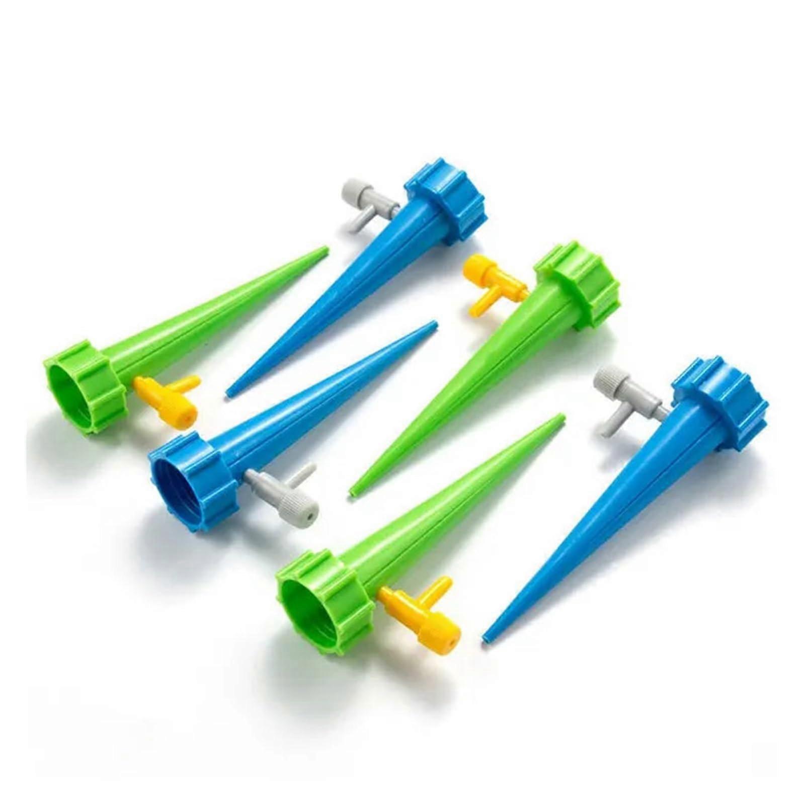 3PCS Automatic Drip Irrigation System with Adjustable Flow Self Watering Spikes for Garden Plants