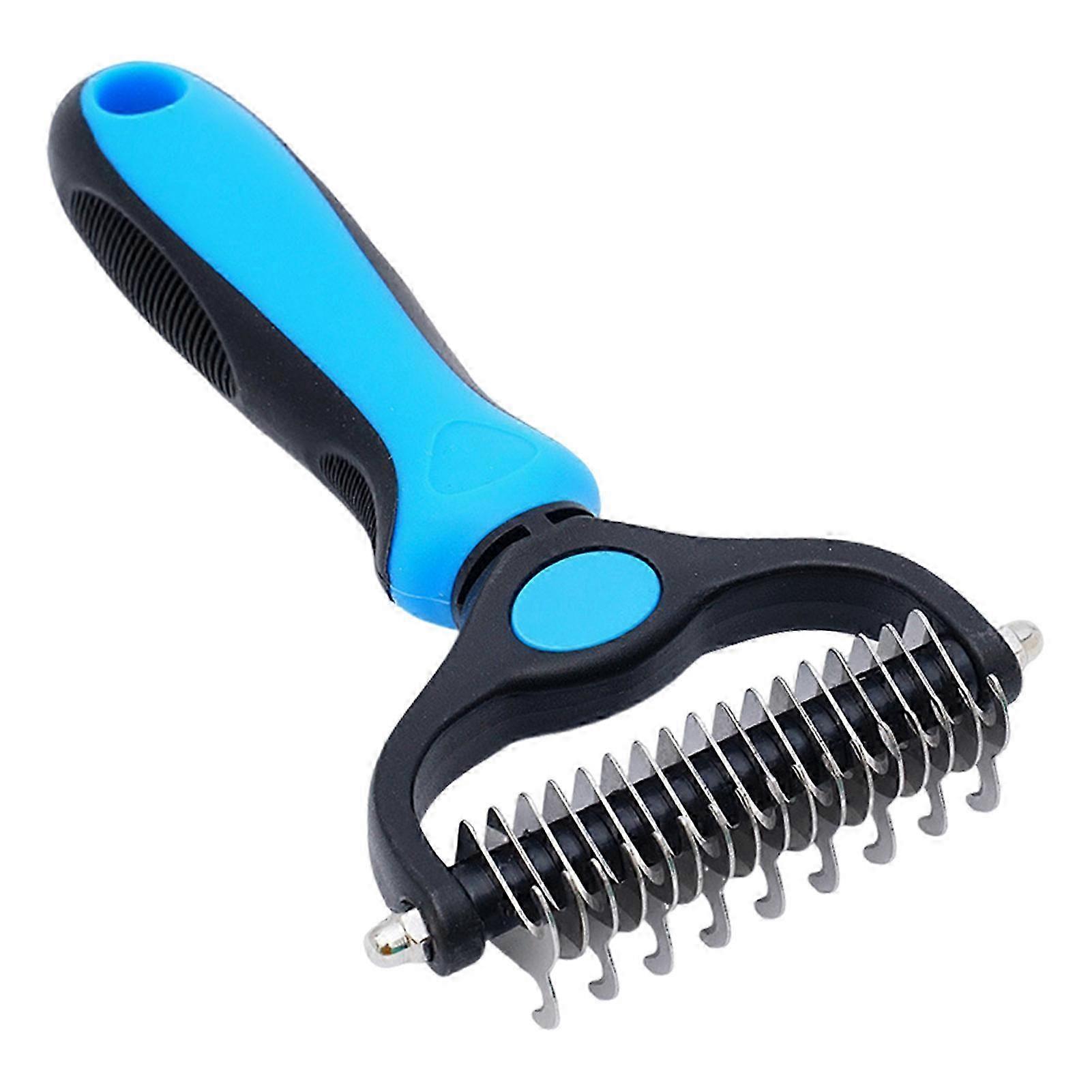 Professional Pet Grooming Rake Comb for Shedding Ultimates Pet Grooming Tool for Removing Mats 25-26