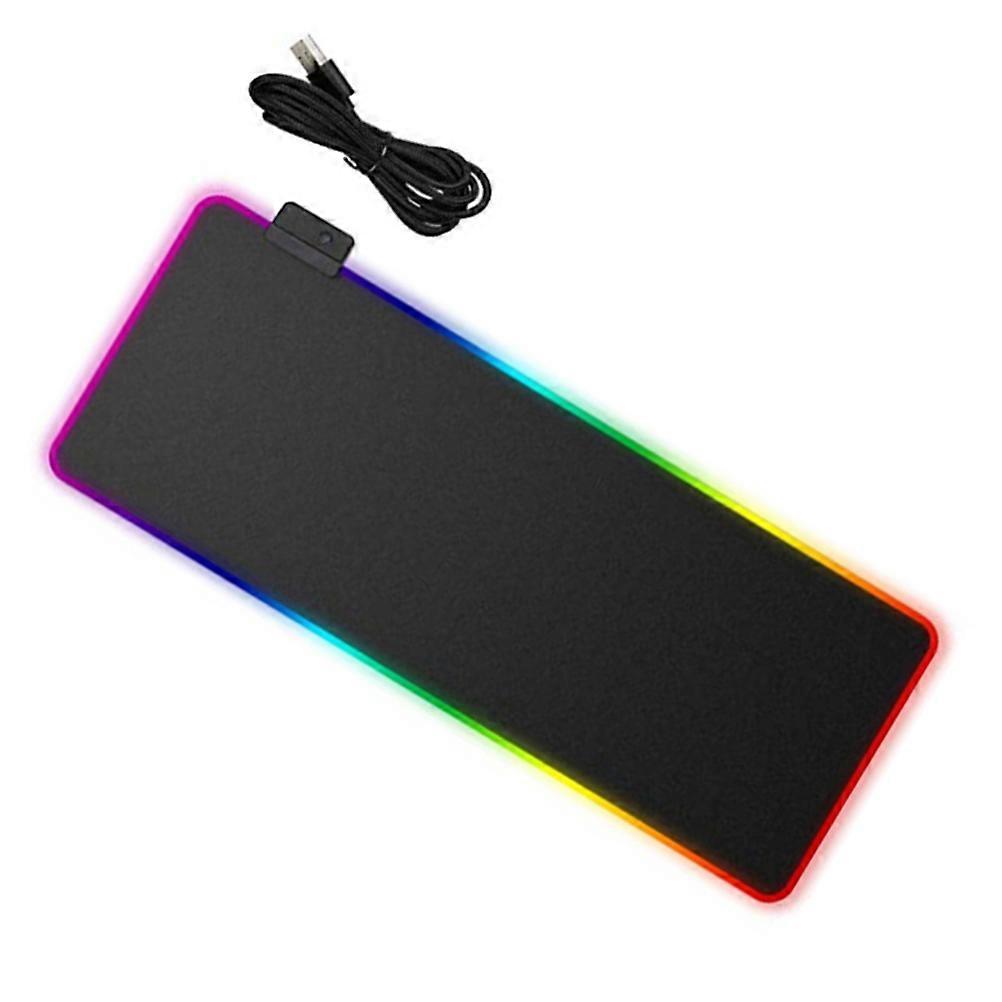 RGB Glowing Gaming Mouse Pad and Desktop Keyboard Mat for Computer Gaming
