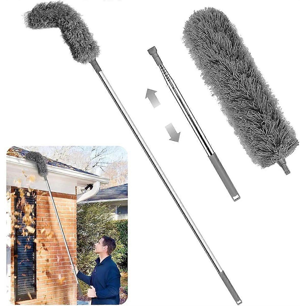 Gutter Cleaning Tool From Ground - Gutter Cleaning Tools Easy Remove Leaves and Debris Under Gutter