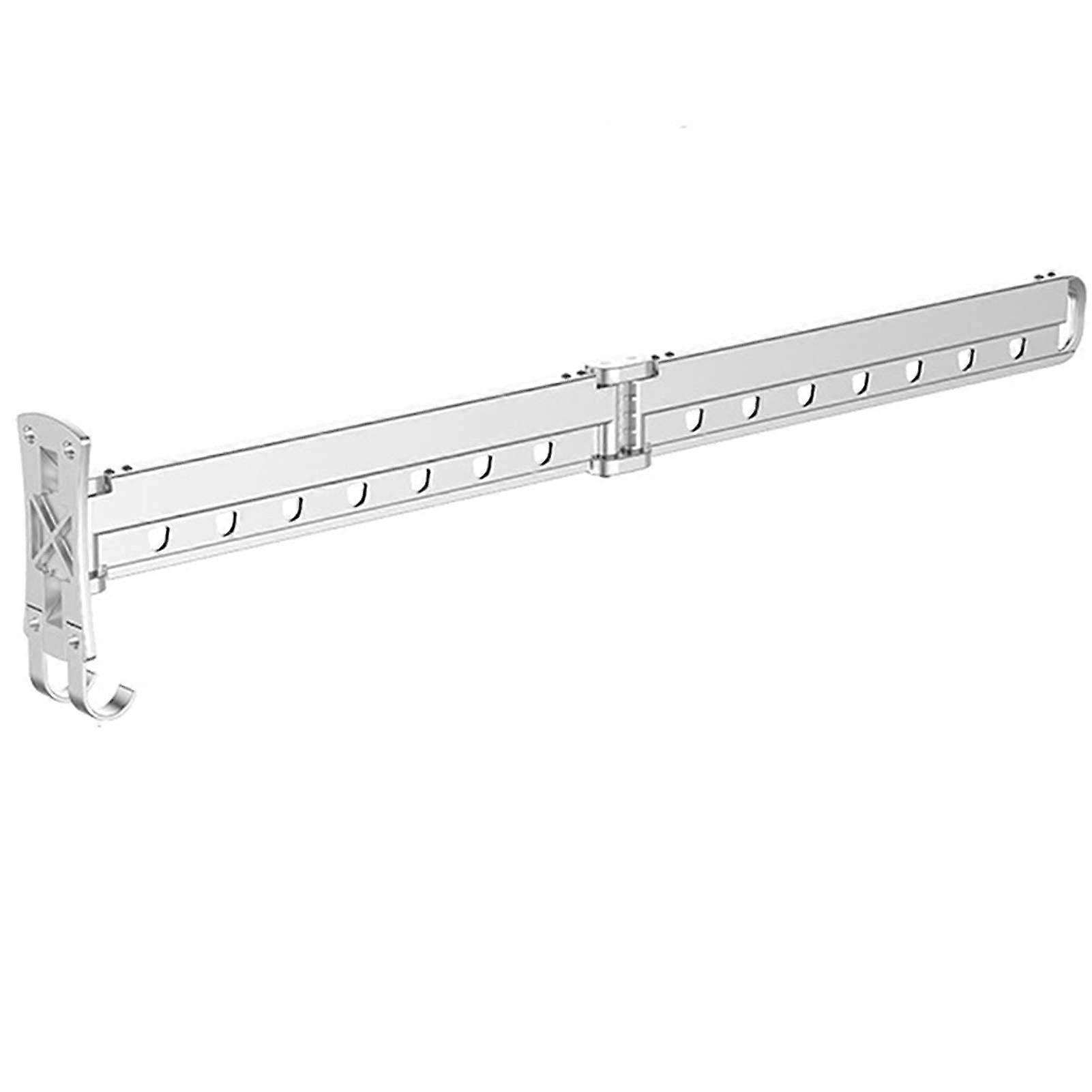 Wall Mounted Drying Rack Foldable SpaceSaving Retractable Clothes Hanger for Balcony and Indoor Use