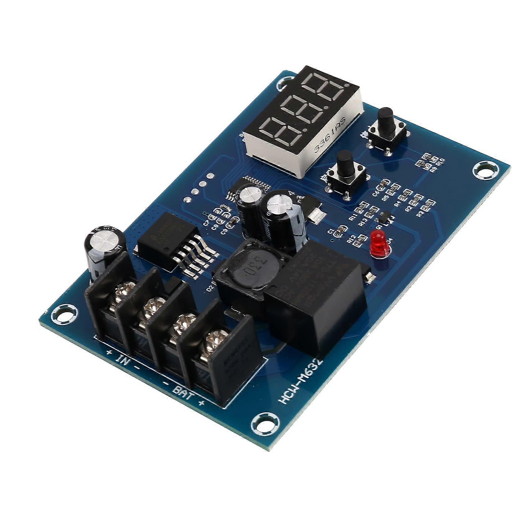 Battery Protection Board 1224V Lithium Charger Control Module with Smart Voltage and Auto Stop