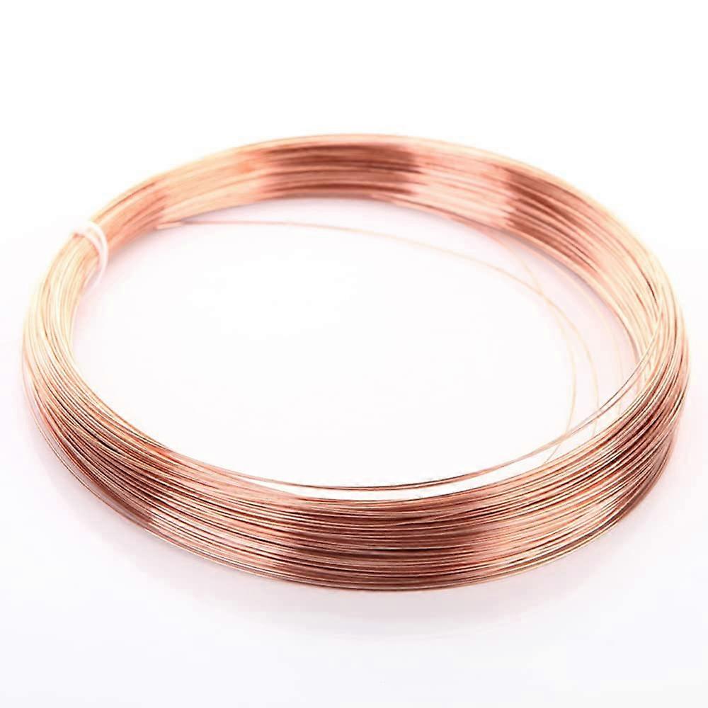 99.9% Pure Solid Copper Wire 2mm 10m Spool, AntiCorrosion Bare Wire for Jewelry Making and DIY