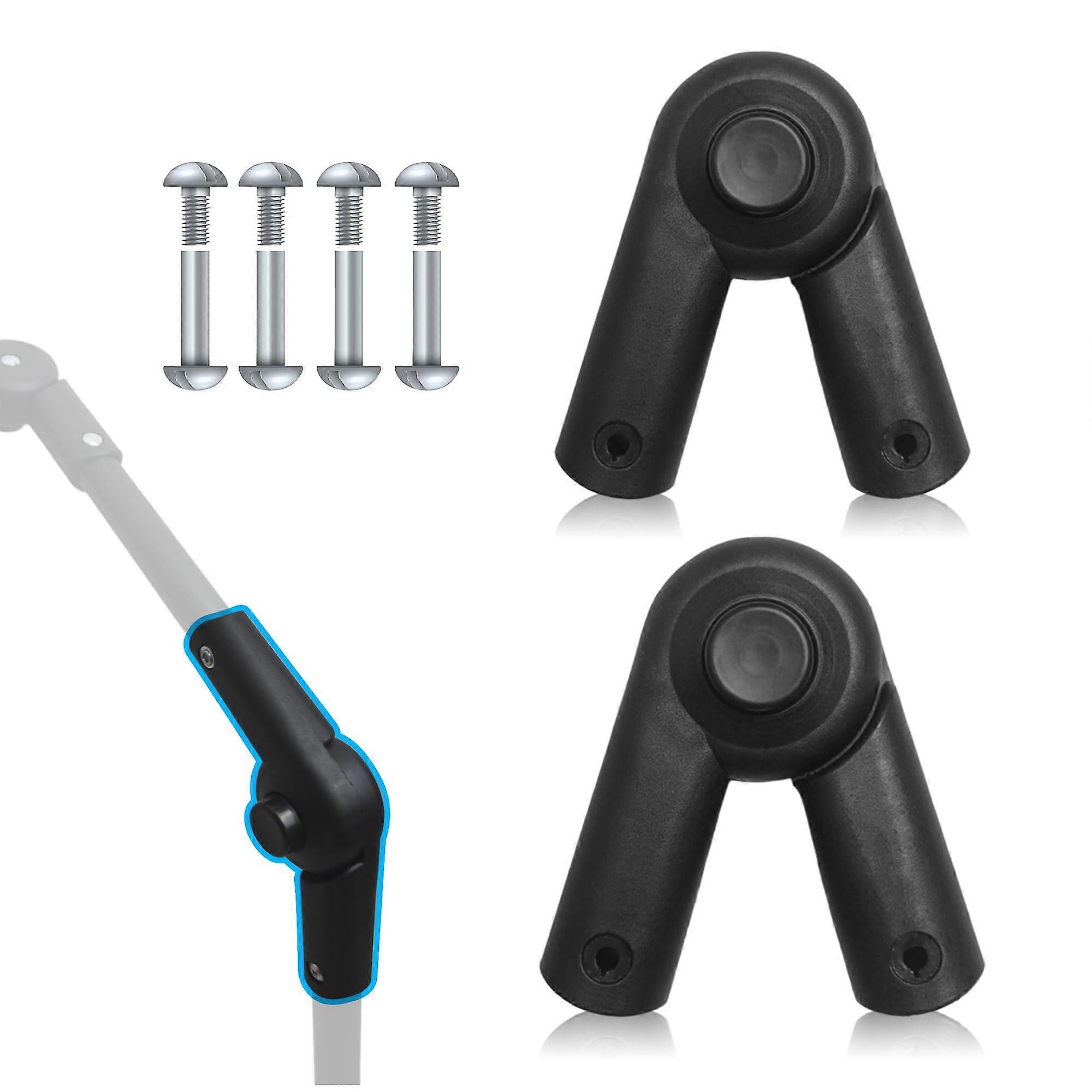 2PCS Folding Hand Truck Handle Connector Durable Replacement Joint for Foldable Trolley