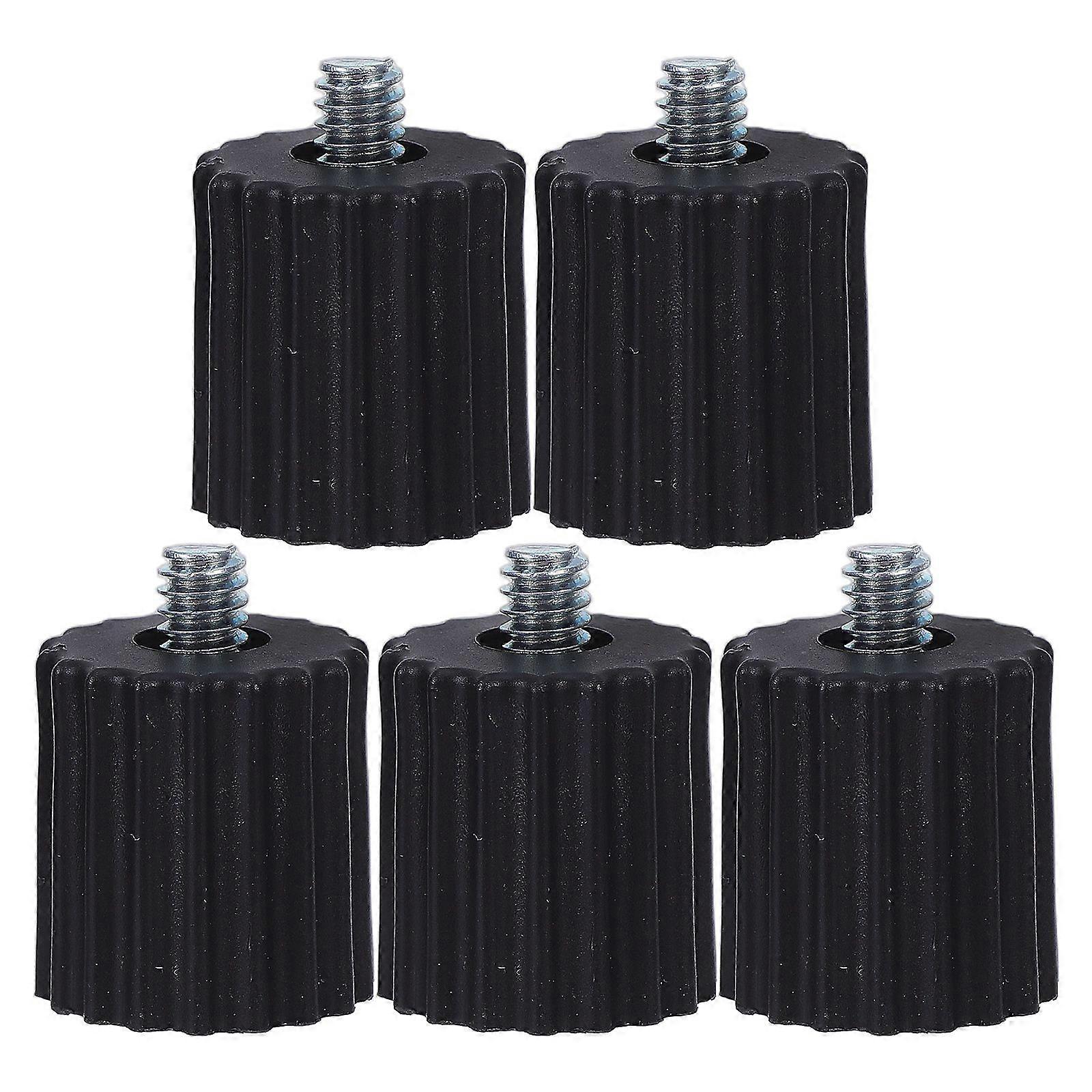 5pcs Laser Level Thread Adapter -  , Plastic Conversion Connector - Conversion Part for 5/8" to 1/4" Inch Level Instrument Mount Adapter