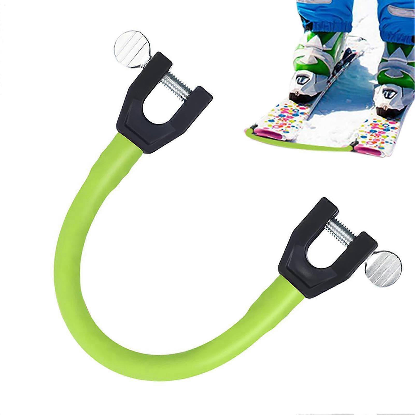 Kids Ski Tip Connector for Beginners with Speed Control Assist and Accident Prevention Design