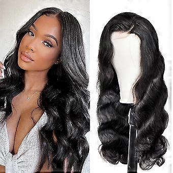8 Inch Body Wave Human Hair Wig 13x4 Lace Front with Natural Hairline and Easy Styling
