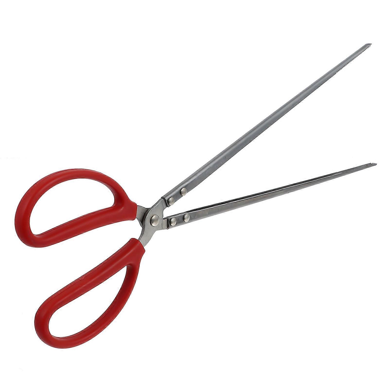 Home Use Fish Clamp Garbage Clamp for Grilling 1Pcs Red Durable