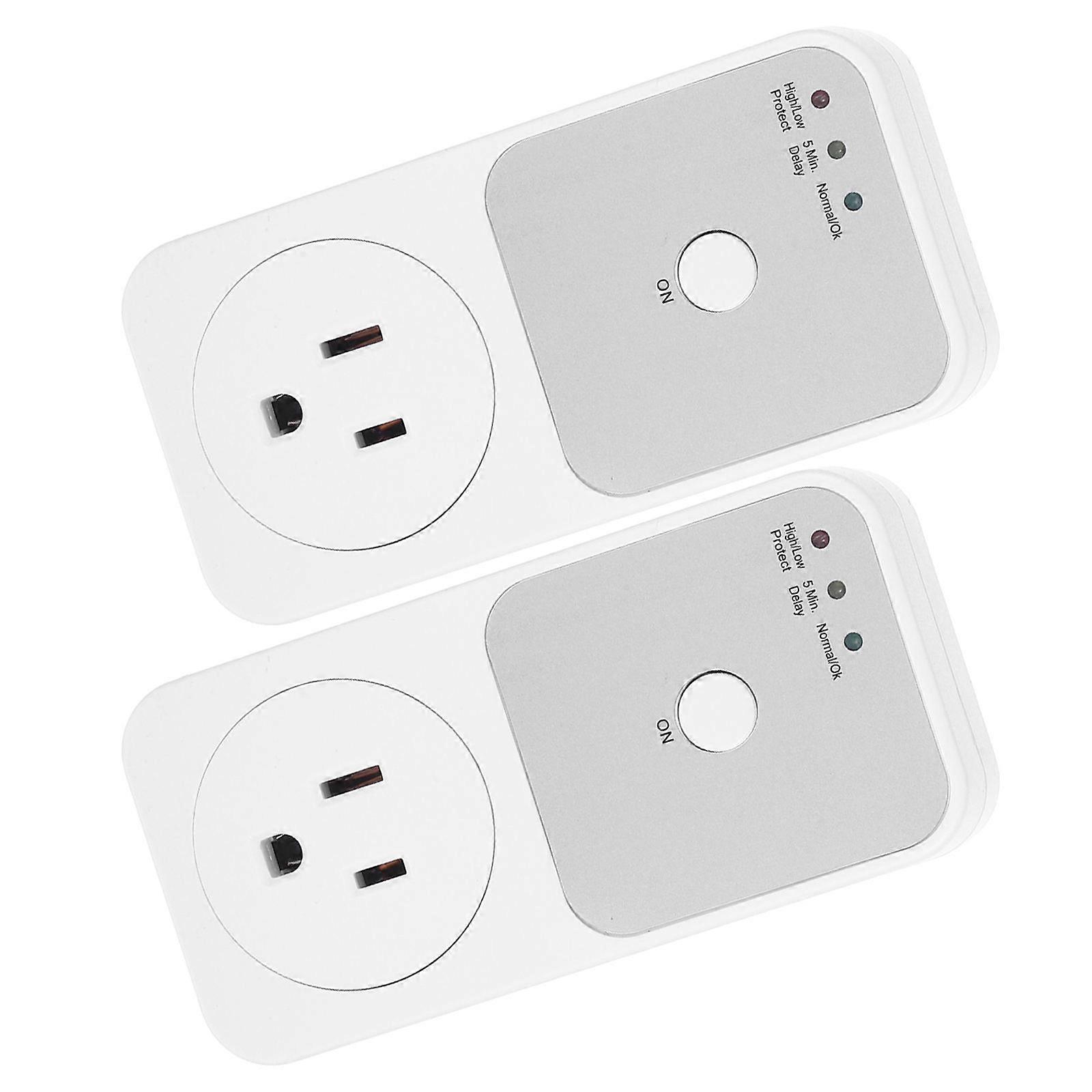 Fridge Voltage Protection Appliance Voltage Guard Socket for Home Use 2Pcs