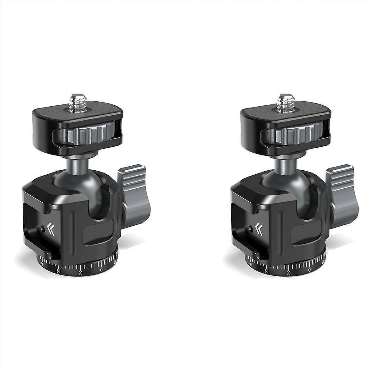 For Mini Ball Head Panoramic Tripod Head + Cold Shoe Mount Adapter