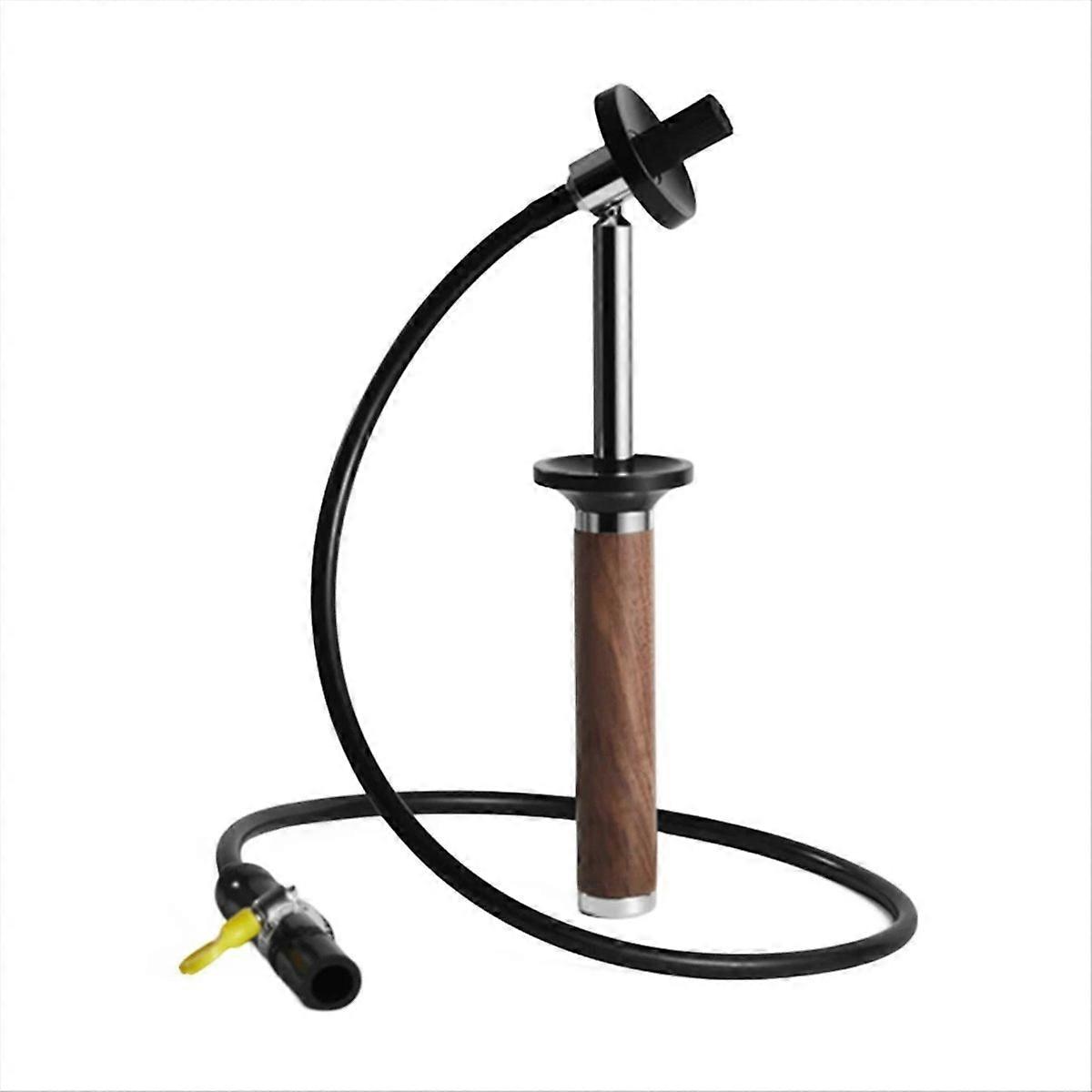 Coffee Machine Steam Cleaning Brush with Solid Wood Handle