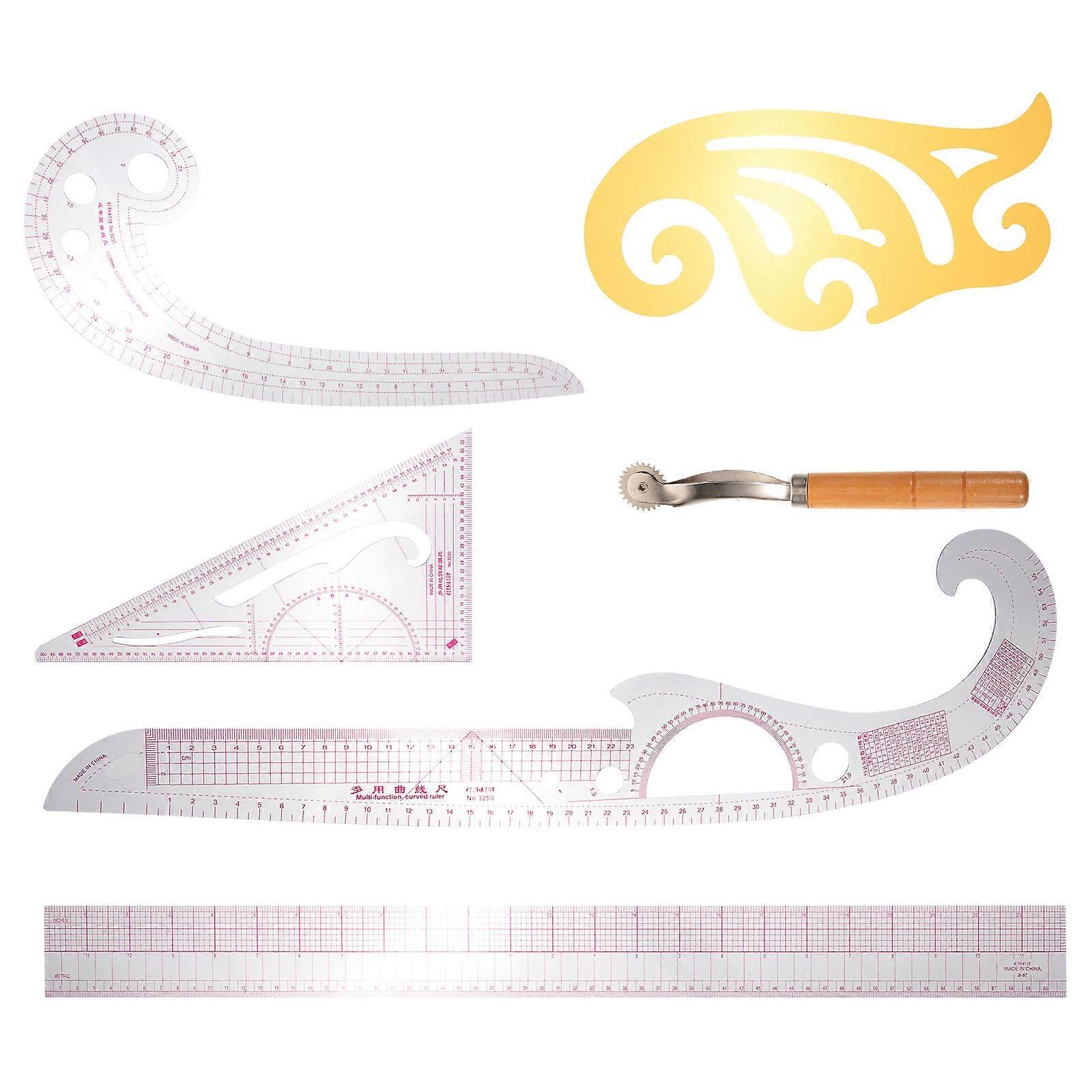 Tailor Sewing Ruler for Pattern Making 1Set Including French Curve