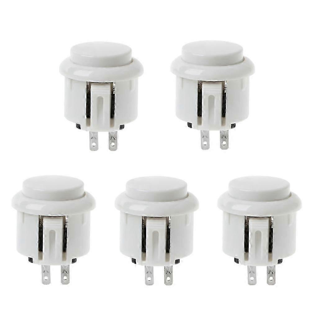 Arcade Button Round Push Button Built-in Small Micro Switch 24mm Arcade Edition 0210
